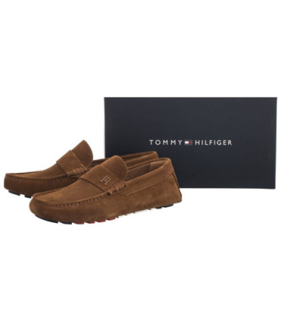 Tommy Hilfiger TH Classic Suede Driver Coconut Grove FM0FM05000 GVQ (TH1092-b) shoes