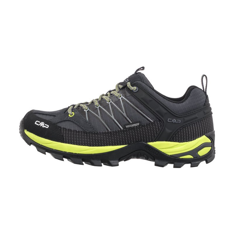 CMP Rigel Low Trekking Shoes Wp 3Q54457 72UN Antracite-Limegreen (CM20-a) shoes