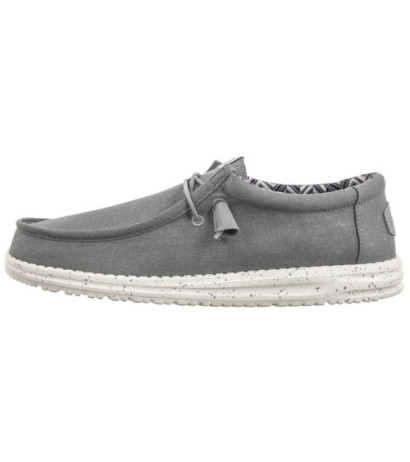 Hey Dude Wally Stretch Canvas Light Grey 40700-007 (HY14-c) shoes