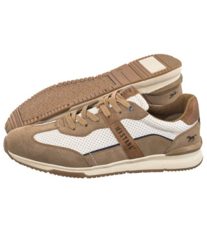 Mustang Jasnobrązowo/Białe 4176-303-425 (MU539-b) shoes