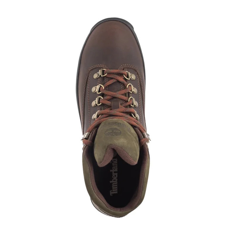 Timberland Euro Hiker Mid Hiker Md Brown Full Grain 095100 214 (TI137-a) shoes