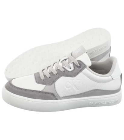 Calvin Klein Classic Cupsole Mg Wmm White/Oyster Mushroom/Formal Grey YM0YM01153 0IR (CK623-a) sports shoes