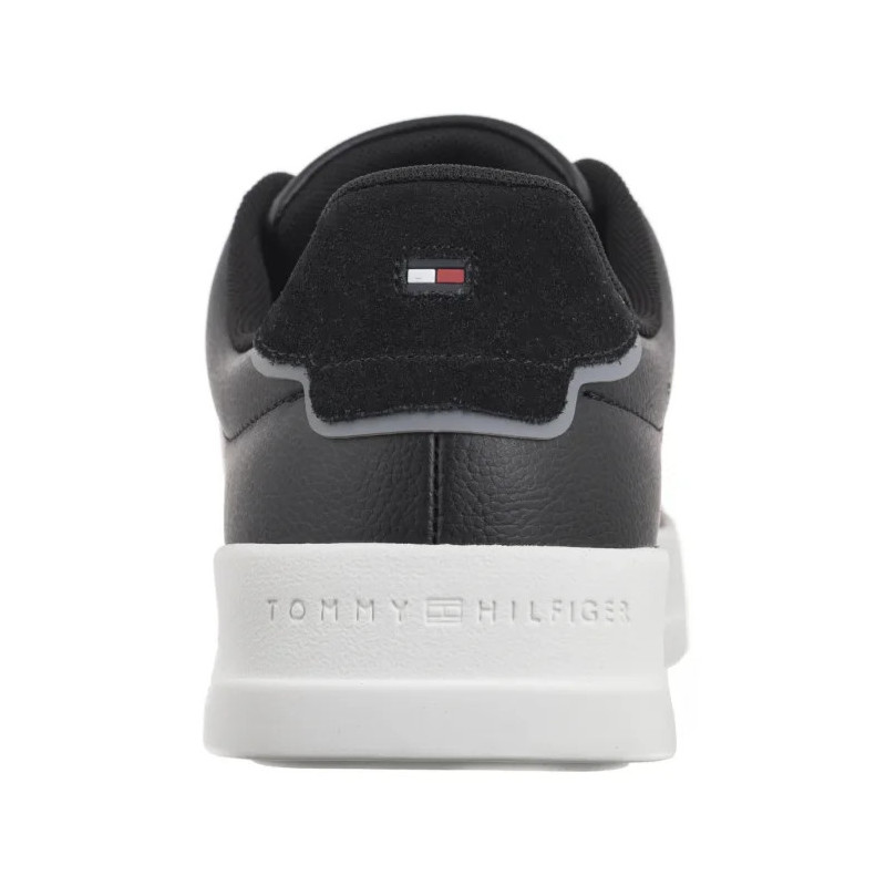 Tommy Hilfiger TH Court Lth Detail Ess Black FM0FM05367 BDS (TH1219-b) sports shoes
