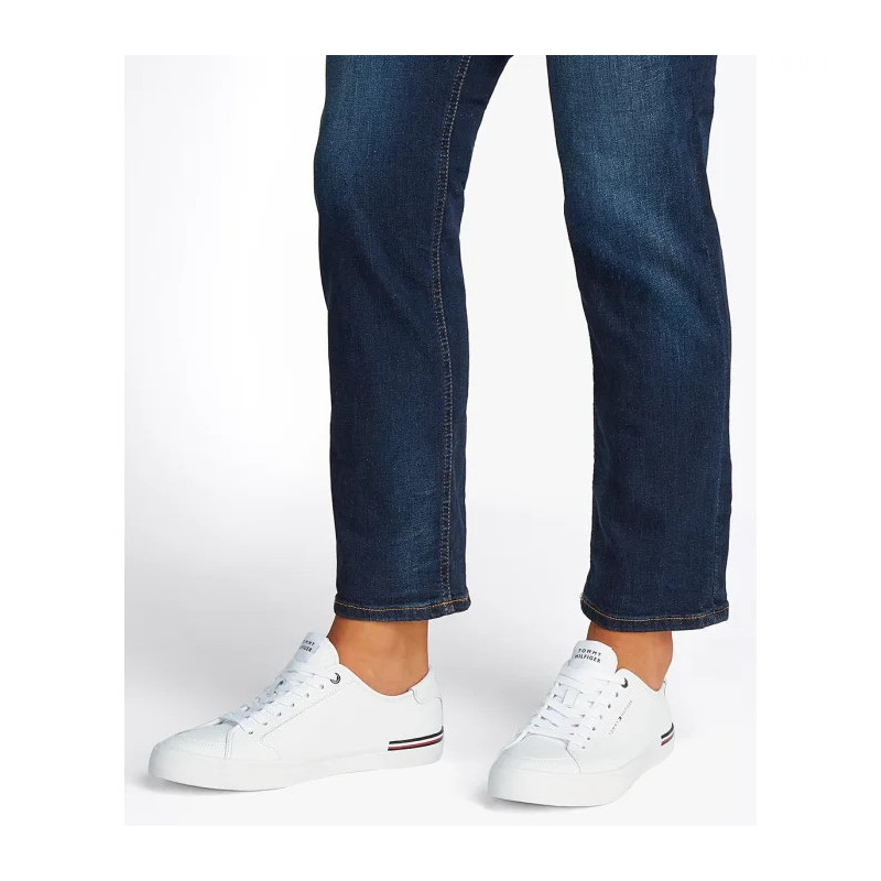 Tommy Hilfiger Core Corporate Vulc Leather White FM0FM05399 YBS (TH1255-a) Sneakers