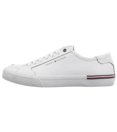 Tommy Hilfiger Core Corporate Vulc Leather White FM0FM05399 YBS (TH1255-a) Sneakers