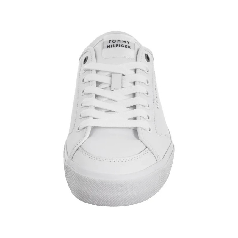 Tommy Hilfiger Core Corporate Vulc Leather White FM0FM05399 YBS (TH1255-a) Sneakers