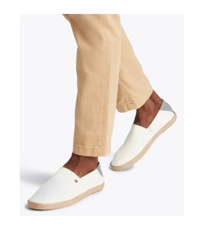 Tommy Hilfiger Hilfiger Espadrille Core Textile Ecru FM0FM05353 YBL (TH1260-b) shoes