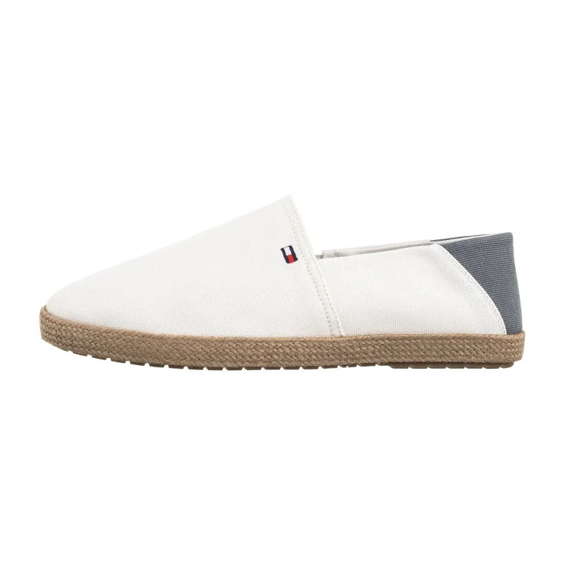 Tommy Hilfiger Hilfiger Espadrille Core Textile Ecru FM0FM05353 YBL (TH1260-b) shoes