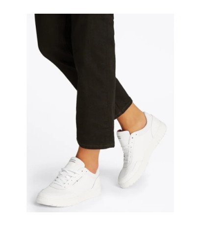 Tommy Hilfiger TH Basket Core Lth Pinperf White FM0FM05466 YBS (TH1263-a) sports shoes