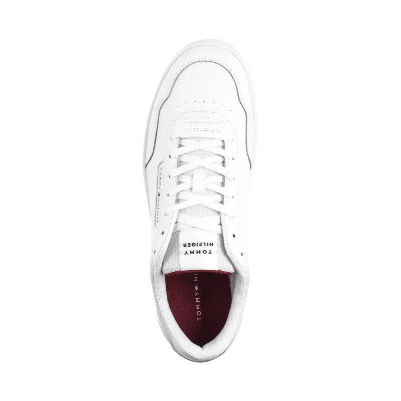 Tommy Hilfiger TH Basket Core Lth Pinperf White FM0FM05466 YBS (TH1263-a) sports shoes