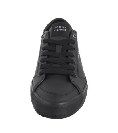 Tommy Hilfiger Core Corporate Vulc Leather Black FM0FM05399 BDS (TH1255-b) Sneakers