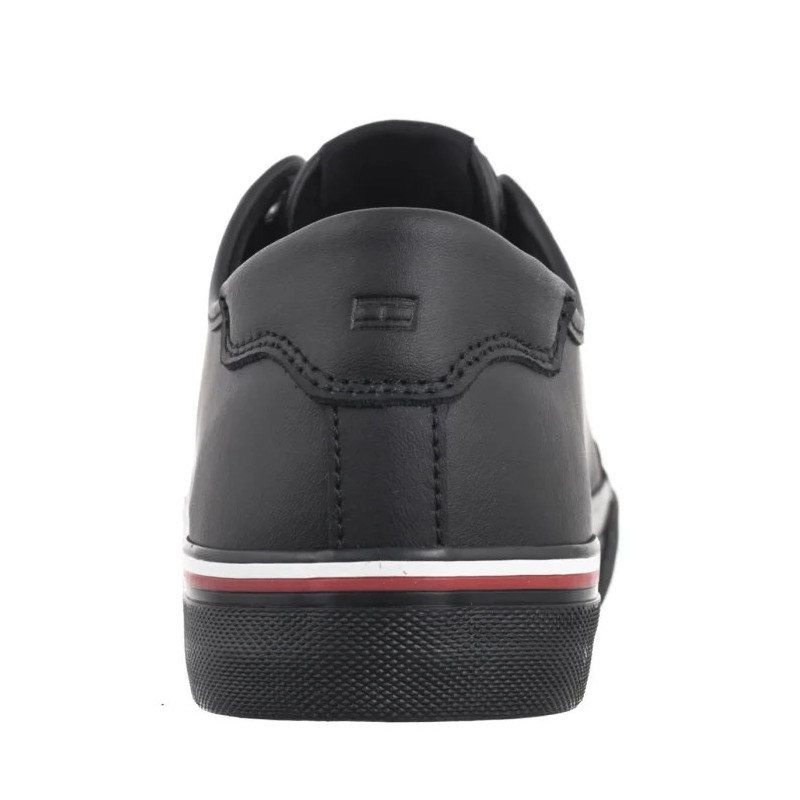 Tommy Hilfiger Core Corporate Vulc Leather Black FM0FM05399 BDS (TH1255-b) Sneakers