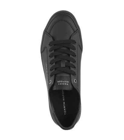 Tommy Hilfiger Core Corporate Vulc Leather Black FM0FM05399 BDS (TH1255-b) Sneakers