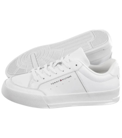 Tommy Hilfiger TH Court Mix Lth White FM0FM05489 YBS (TH1274-a) sports shoes