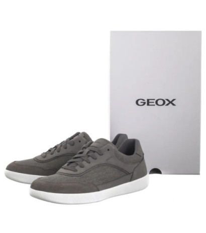 Geox U Rieti A - Canvas+Nbk Synt.Le Dk.Grey U5570A 010EK C9002 (GE210-a) sports shoes