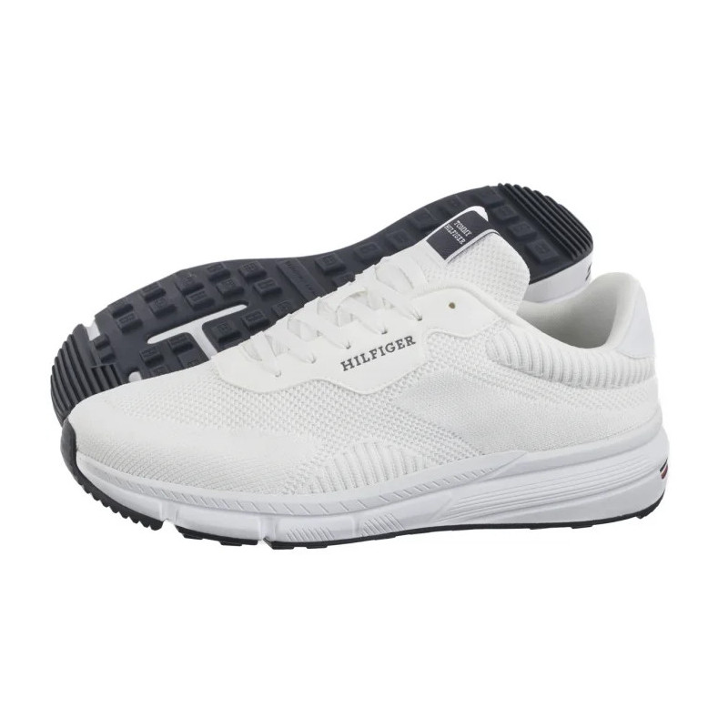 Tommy Hilfiger Lightweight Rwb Knit White FM0FM05423 YBS (TH1262-b) sports shoes