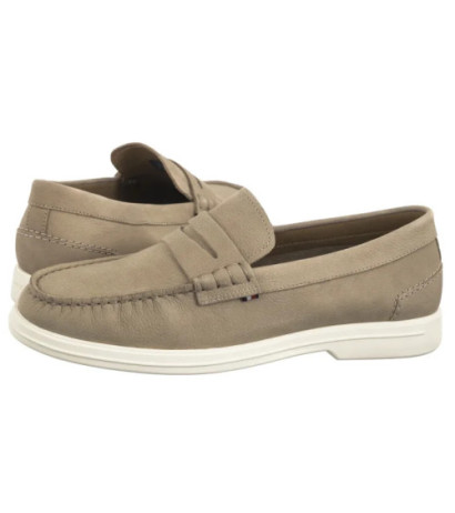 Tommy Hilfiger Tommy Hilfiger Nubuck P Loafer Beige FM0FM05350 AEG (TH1312-a) shoes