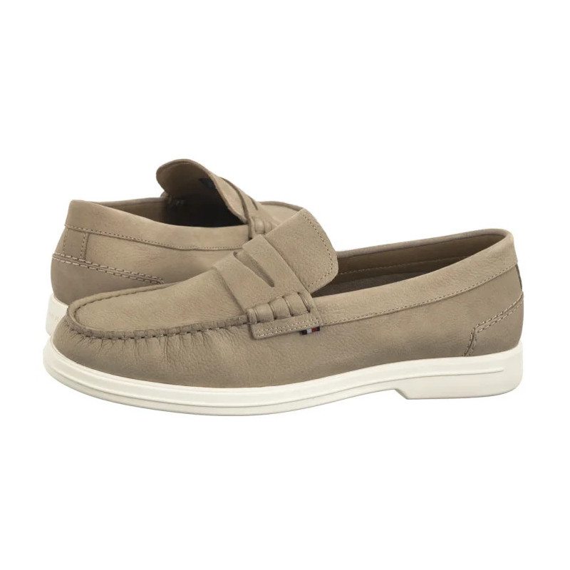 Tommy Hilfiger Tommy Hilfiger Nubuck P Loafer Beige FM0FM05350 AEG (TH1312-a) shoes