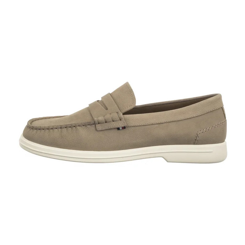 Tommy Hilfiger Tommy Hilfiger Nubuck P Loafer Beige FM0FM05350 AEG (TH1312-a) shoes