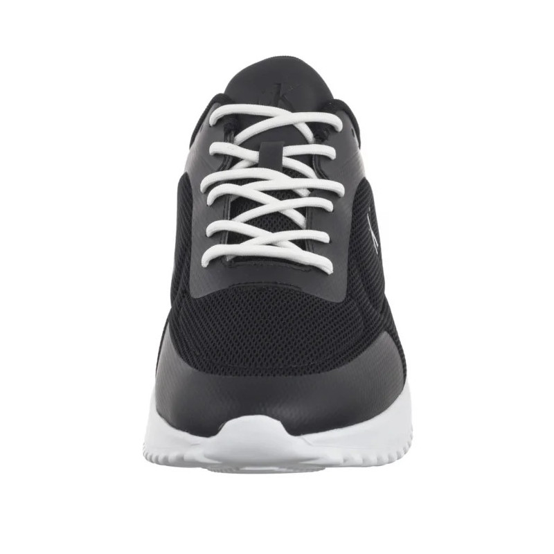 Calvin Klein Eva Runner Low Mesh Mix Ck Black/Bright White YM0YM01185 0GM (CK649-a) sports shoes