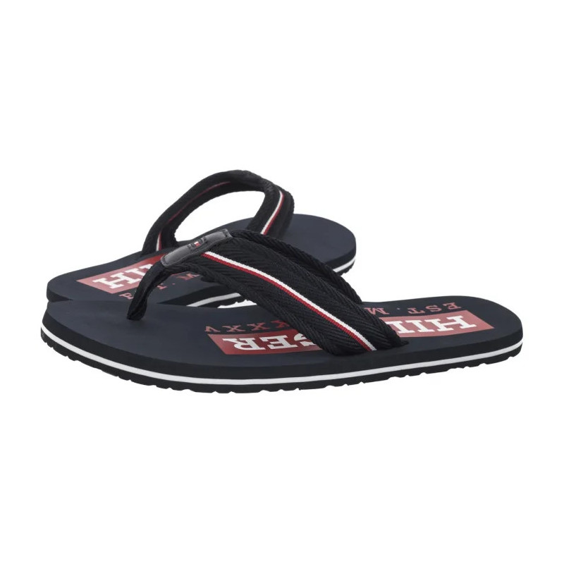 Tommy Hilfiger Corporate Hilfiger Beach Sandal Desert Sky FM0FM05436 DW5 (TH1321-a) shoes