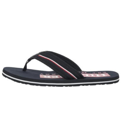 Tommy Hilfiger Corporate Hilfiger Beach Sandal Desert Sky FM0FM05436 DW5 (TH1321-a) shoes