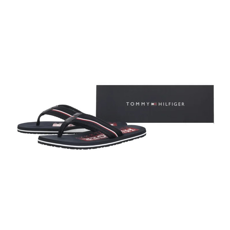 Tommy Hilfiger Corporate Hilfiger Beach Sandal Desert Sky FM0FM05436 DW5 (TH1321-a) shoes