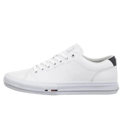Tommy Hilfiger TH Hi Vulc Street Lth Patch White/Desert Sky FM0FM05312 0K5 (TH1326-a) Sneakers