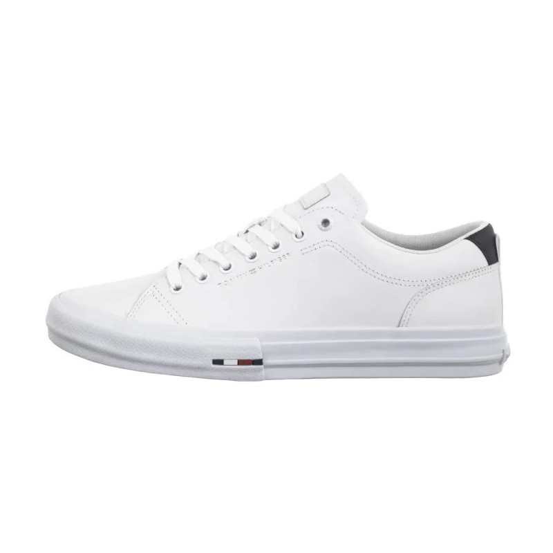 Tommy Hilfiger TH Hi Vulc Street Lth Patch White/Desert Sky FM0FM05312 0K5 (TH1326-a) Sneakers