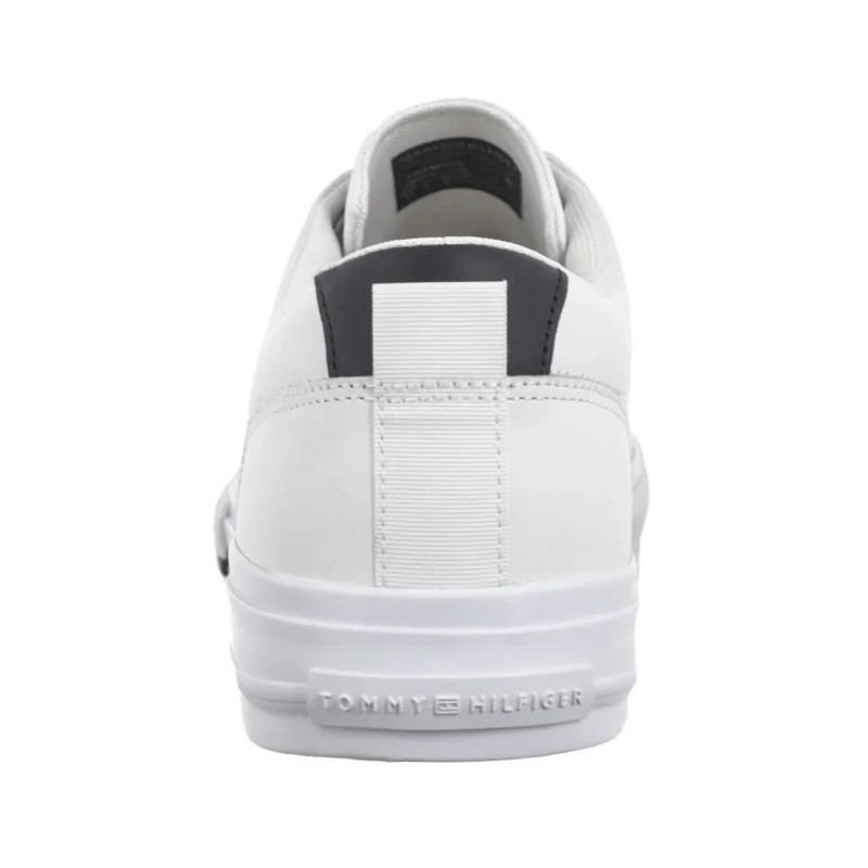 Tommy Hilfiger TH Hi Vulc Street Lth Patch White/Desert Sky FM0FM05312 0K5 (TH1326-a) Sneakers