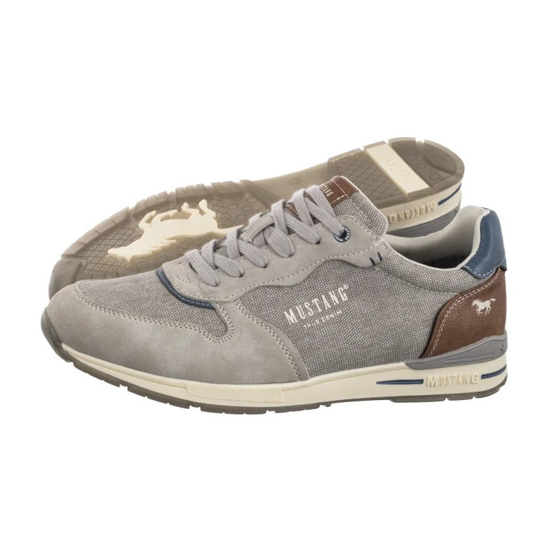 Mustang Szare 4154-319-22 (MU588-a) sports shoes