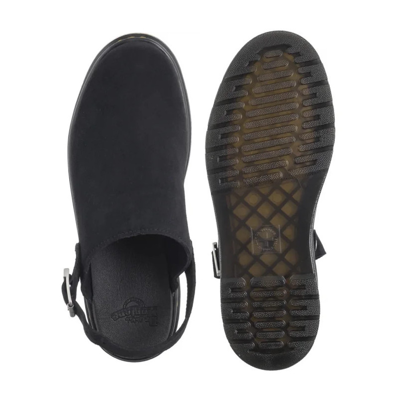 Dr. Martens Brookline Mule Bronx Suede Black 40666001 (DR102-a) slippers