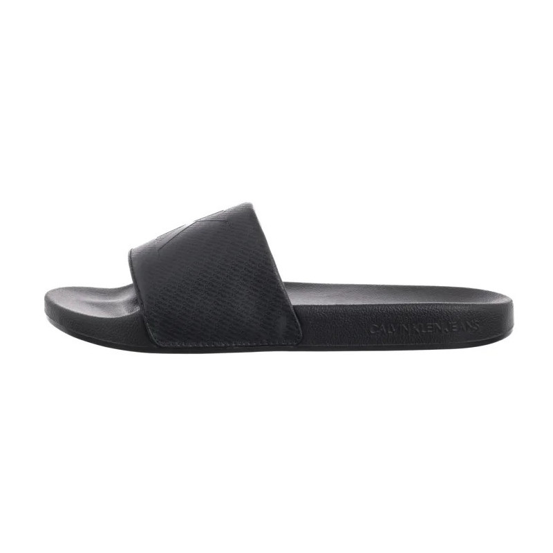Calvin Klein Slide Aop Print Triple Black YM0YM01269 0GJ (CK650-a) slippers