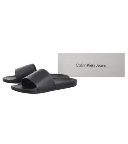 Calvin Klein Slide Aop Print Triple Black YM0YM01269 0GJ (CK650-a) slippers