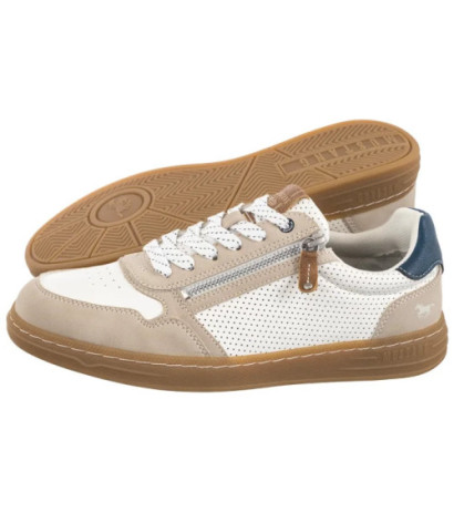 Mustang Beżowe/Białe 4204-301-397 (MU574-d) shoes