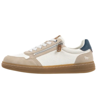 Mustang Beżowe/Białe 4204-301-397 (MU574-d) shoes