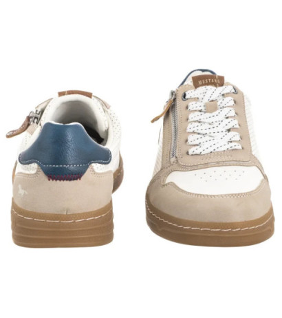 Mustang Beżowe/Białe 4204-301-397 (MU574-d) shoes