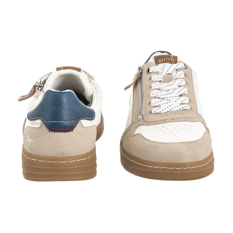 Mustang Beżowe/Białe 4204-301-397 (MU574-d) shoes