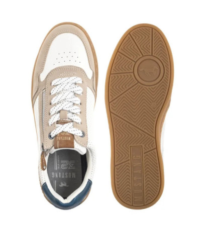 Mustang Beżowe/Białe 4204-301-397 (MU574-d) shoes