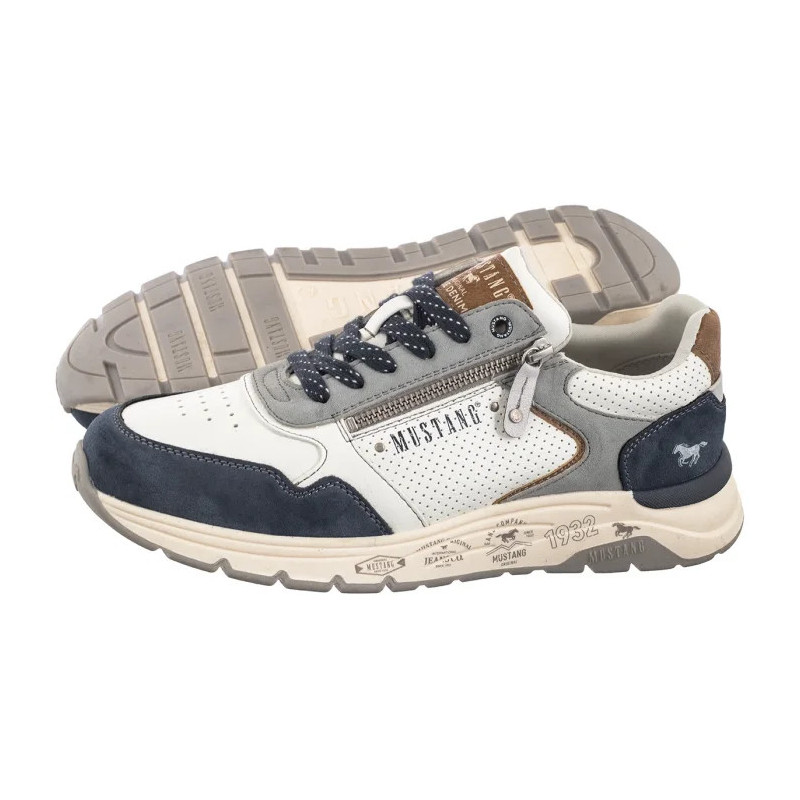 Mustang Białe 4200-302-834 (MU591-a) sports shoes
