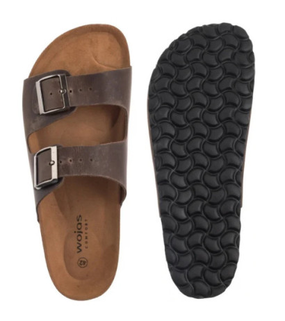 Wojas Brązowe 32020-92 (WO303-a) slippers