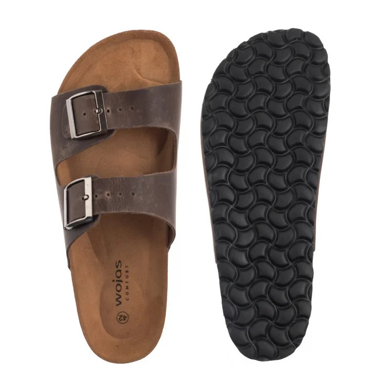 Wojas Brązowe 32020-92 (WO303-a) slippers