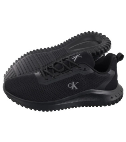 Calvin Klein Eva Runner Mix Mesh Triple Black YM0YM01285 0GJ (CK670-a) sports Shoes