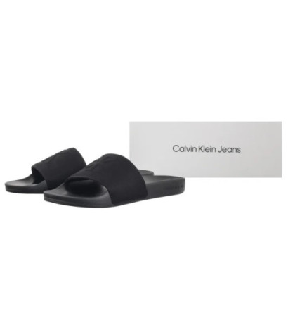 Calvin Klein Slide Hf Mono Cv Triple Black YM0YM01282 0GJ (CK676-a) slippers
