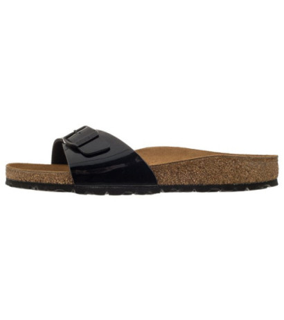 Birkenstock Madrid Patent Black 040303 (BK6-b) Women's Shoes/Flip Flops