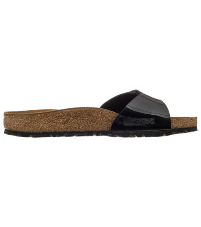 Birkenstock Madrid Patent Black 040303 (BK6-b) Women's Shoes/Flip Flops