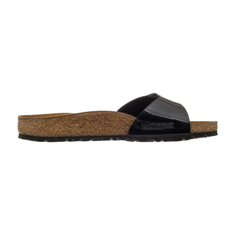 Birkenstock Madrid Patent Black 040303 (BK6-b) Women's Shoes/Flip Flops