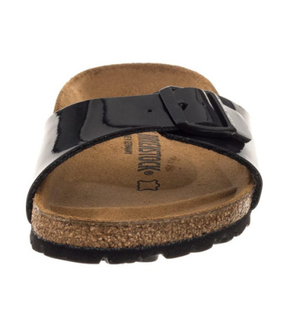 Birkenstock Madrid Patent Black 040303 (BK6-b) Women's Shoes/Flip Flops
