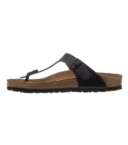 Birkenstock Gizeh Patent Black 043661 (BK5-c) flip flops