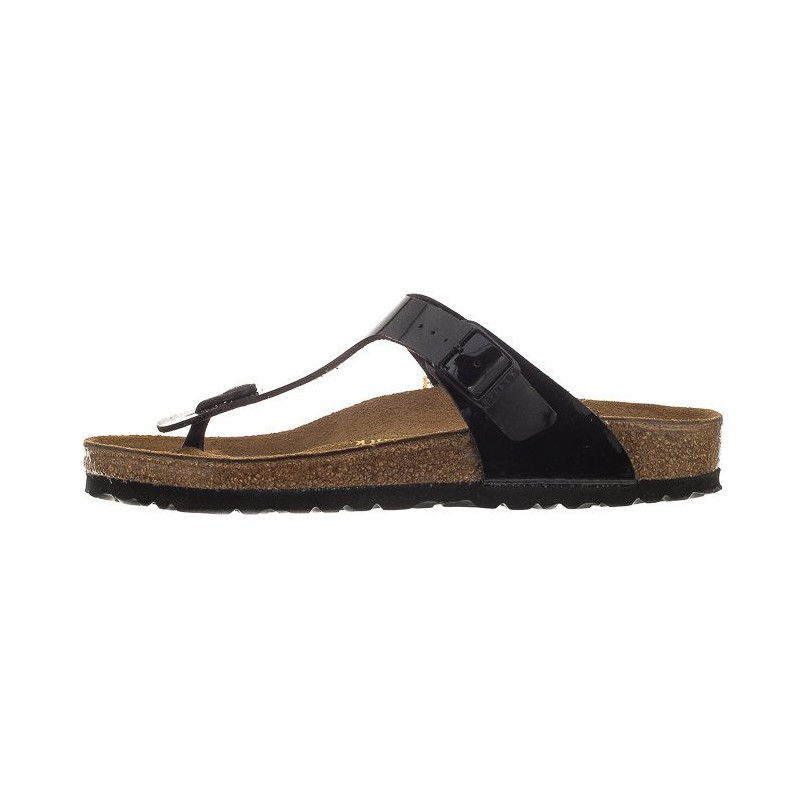 Birkenstock Gizeh Patent Black 043661 (BK5-c) flip flops
